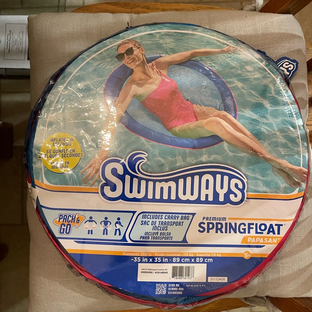 Swimways Premium Spring Float Papasan